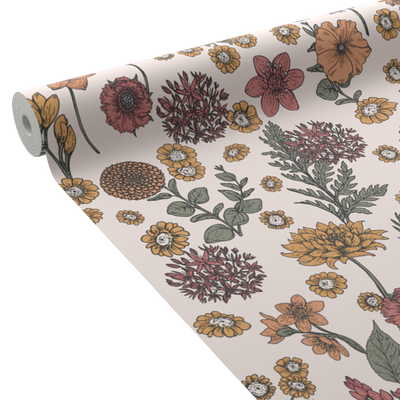 4MURS Papier peint intissé Aline Multicolore