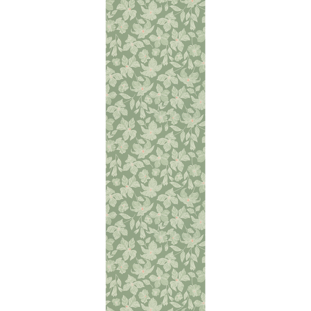 4MURS Papier peint intissé CLEMATITE coloris vert de gris