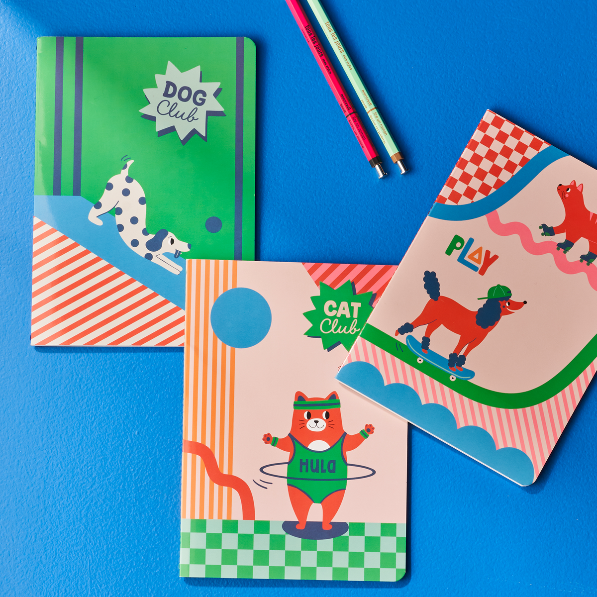 4MURS Carnet Dog club Vert