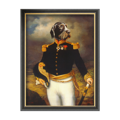 4MURS Image sous verre Fred Noir