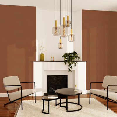 4MURS Papier peint intissé Lazaro Cognac Cuir