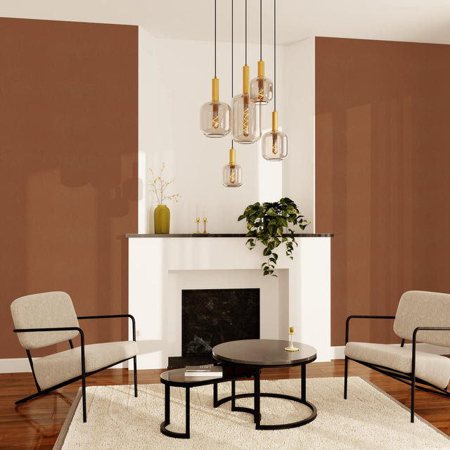 4MURS Papier peint intissé LAZARO coloris cognac