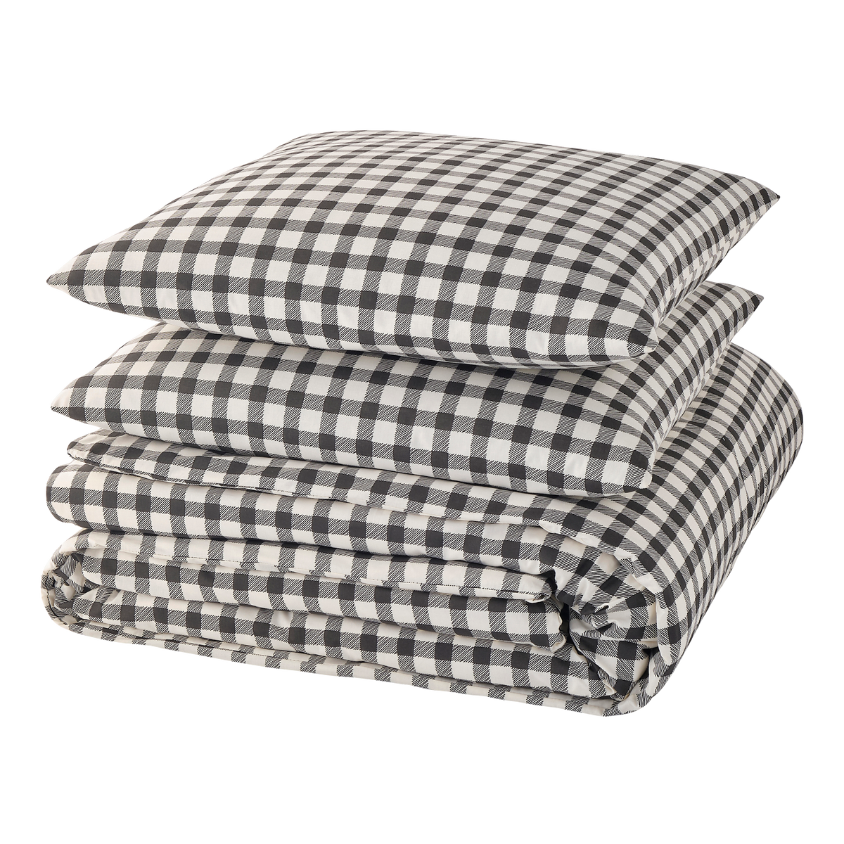 4MURS Parure de lit en toile de coton Sol Beige/anthracite