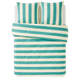 4MURS Parure de lit en toile de coton Dee Vert/jaune