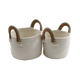 Panier de rangement Arc-en-ciel Beige