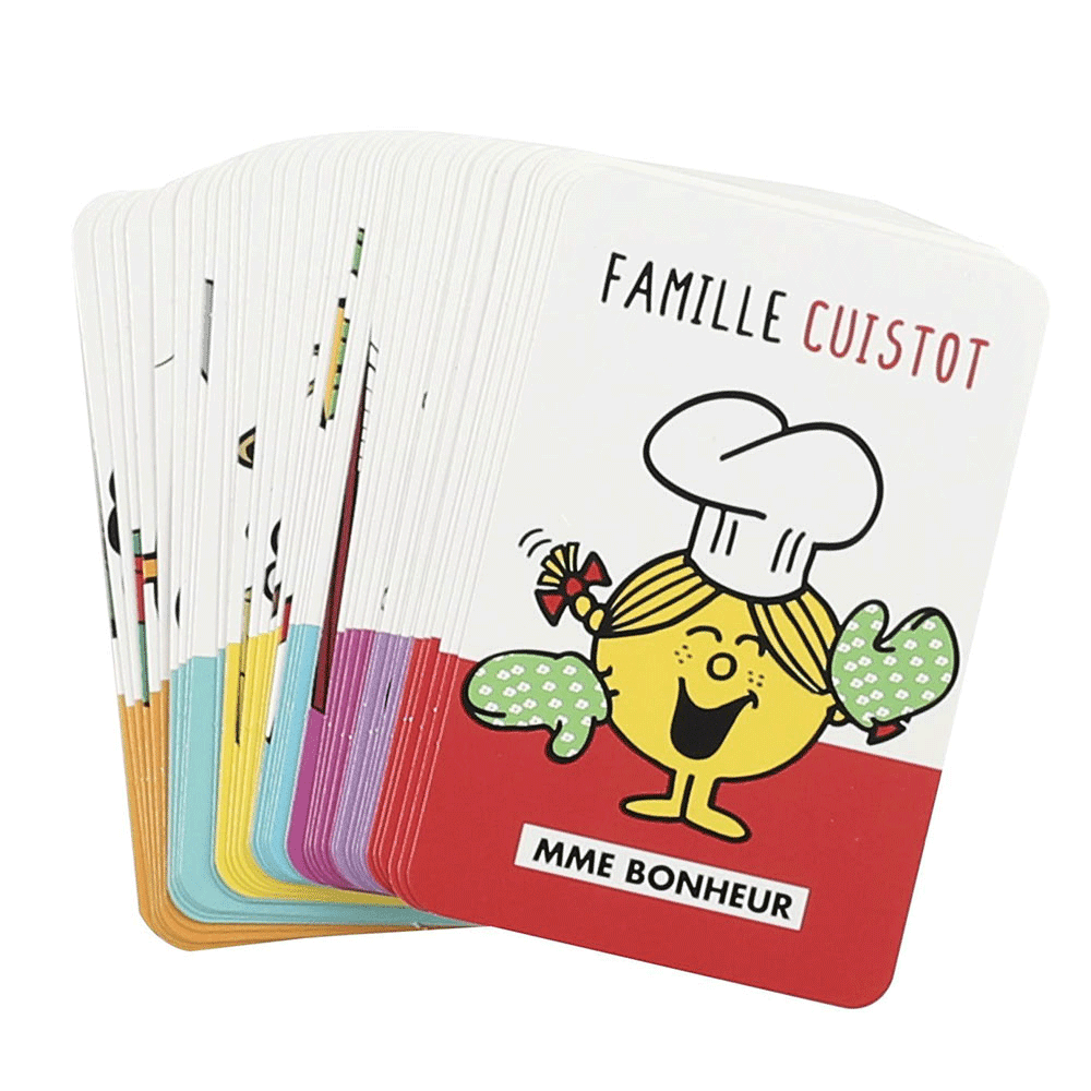Jeu de cartes Mr mme Blanc