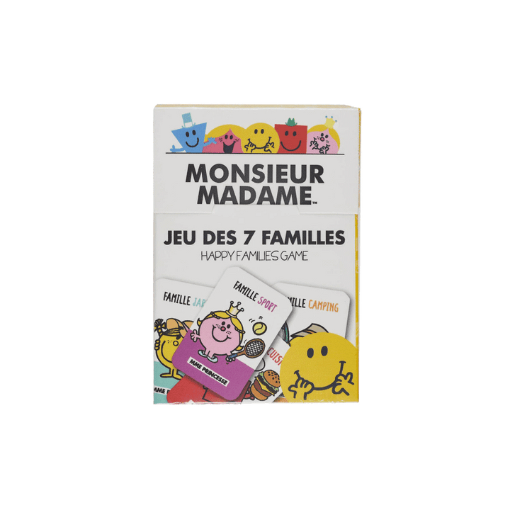 Jeu de cartes Mr mme Blanc