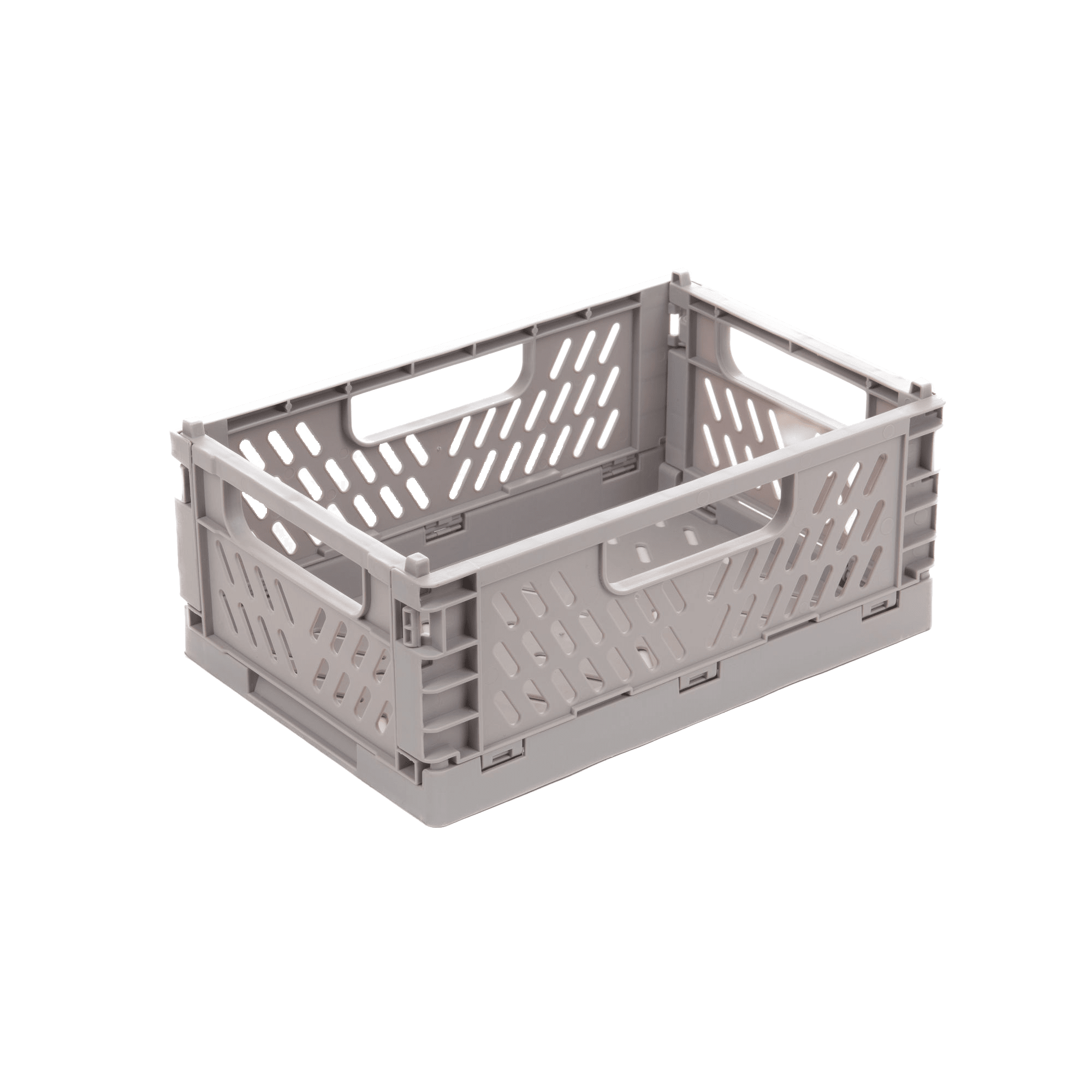 AMADEUS CADES Panier de rangement Mahé Gris