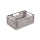 AMADEUS CADES Panier de rangement Mahé Gris