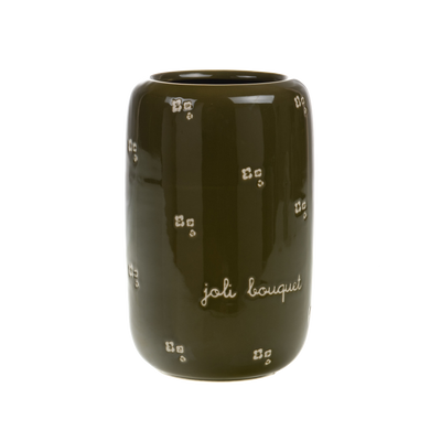 AMADEUS CADES Vase Capucine Kaki