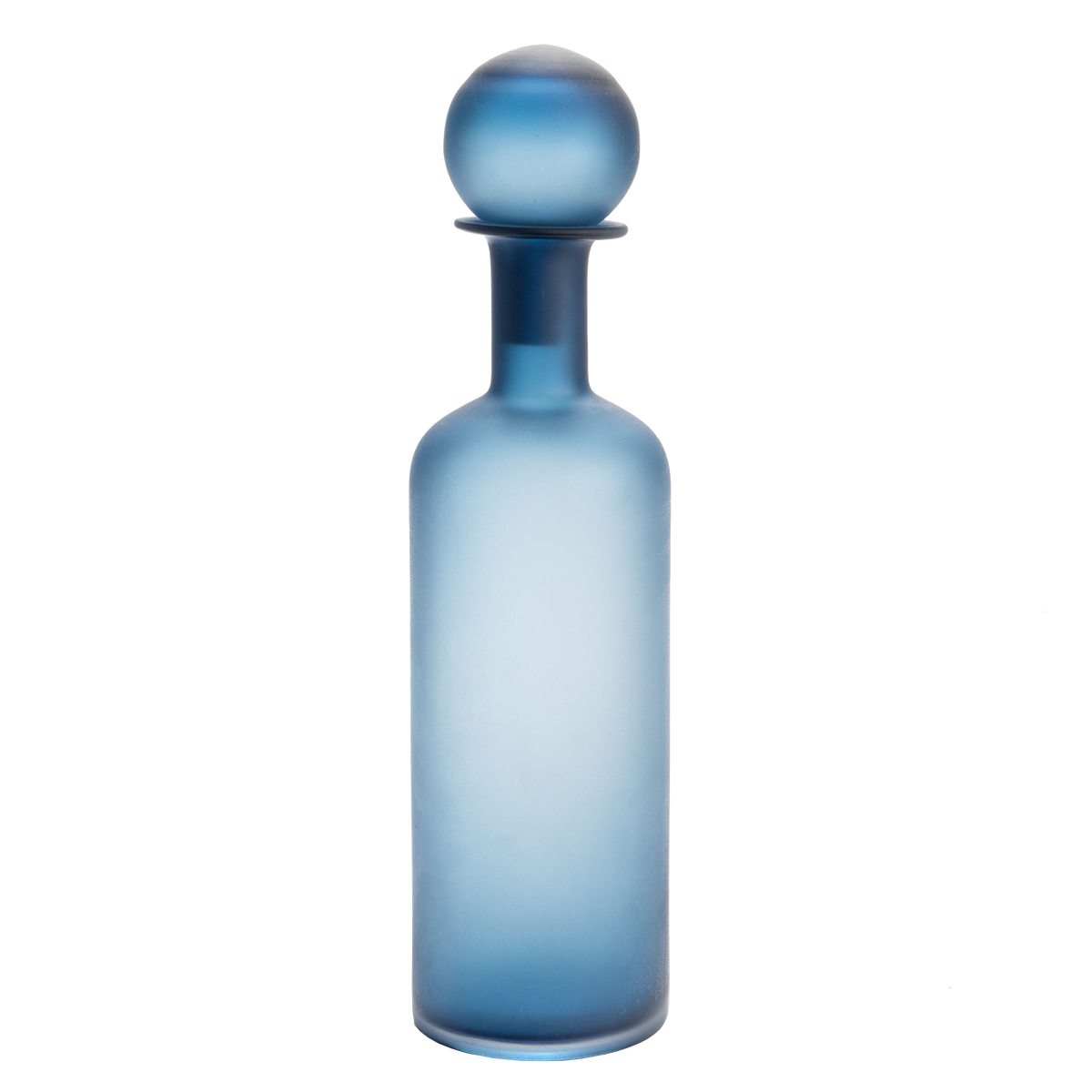 AMADEUS CADES Bouteille décorative Ablu Bleu mat