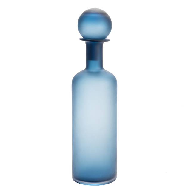 Amadeus Cades Bouteille décorative ABLU coloris Bleu Mat
