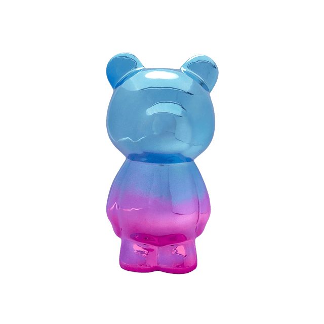 Figurine CRAZY coloris bleu & rose