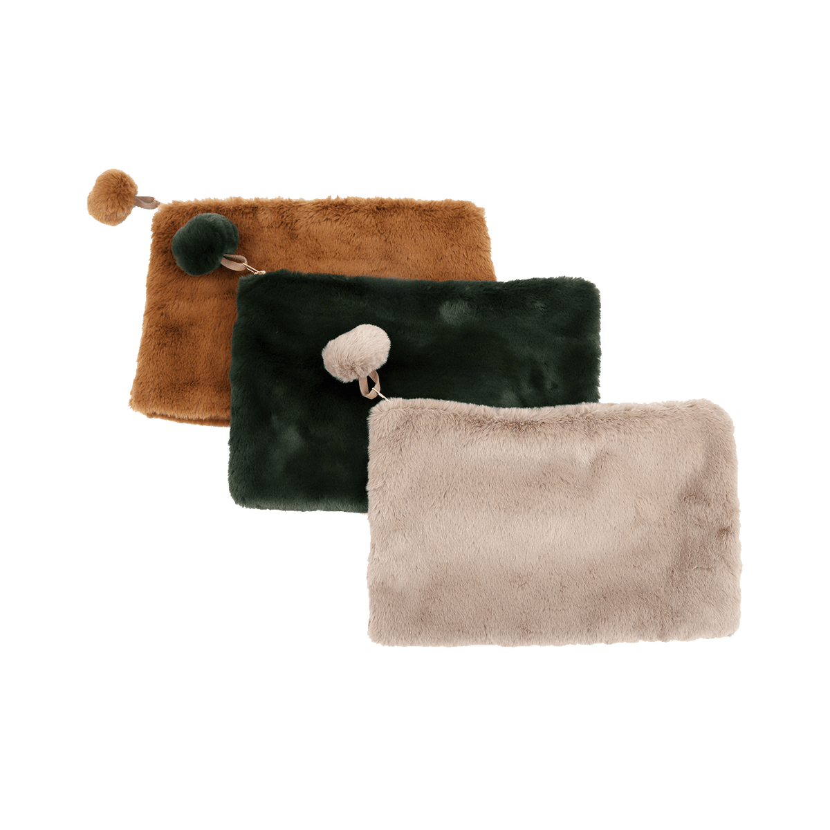 Trousse de toilette Zelia Kaki, brun,beige