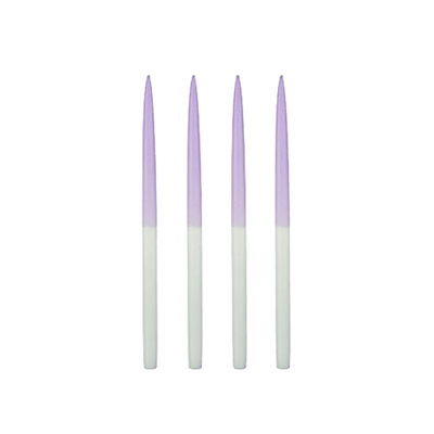 Bougie Dip-dye Mauve