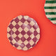 Assiette Lexi Beige, rose