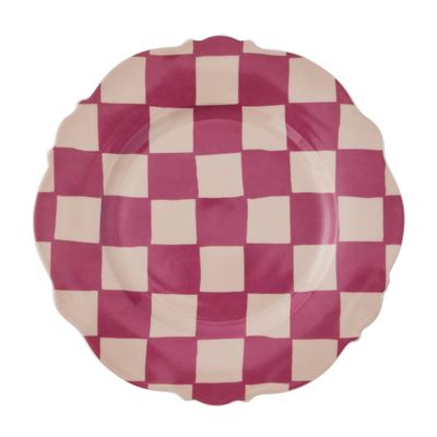 Assiette Lexi Beige, rose