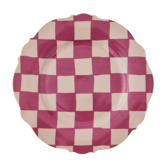 Assiette LEXI coloris beige rosé