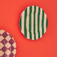 Assiette Lexi Blanc, vert