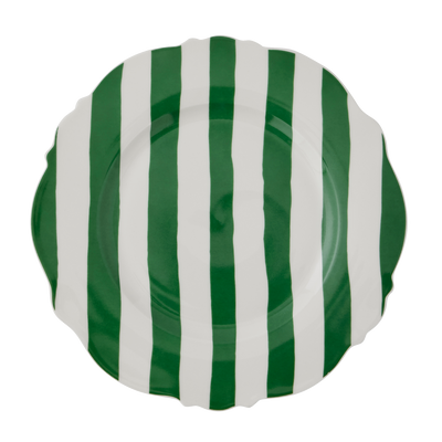 Assiette Lexi Blanc, vert