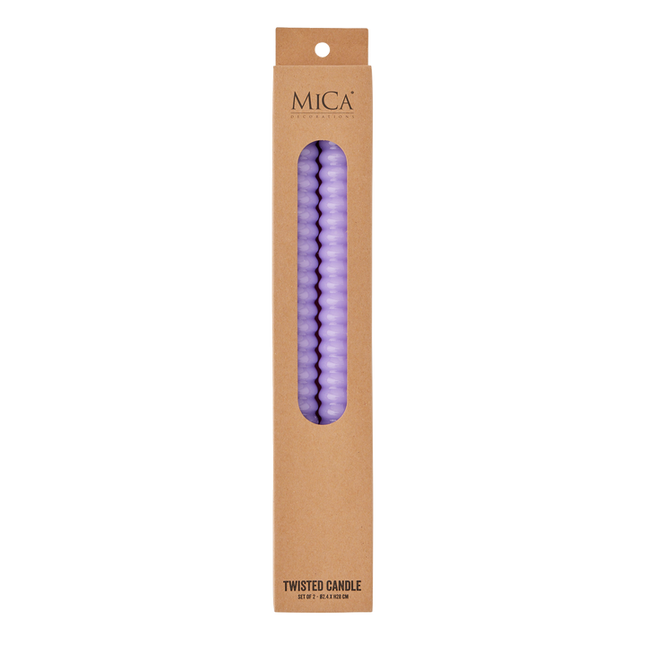 Bougie Twist Mauve