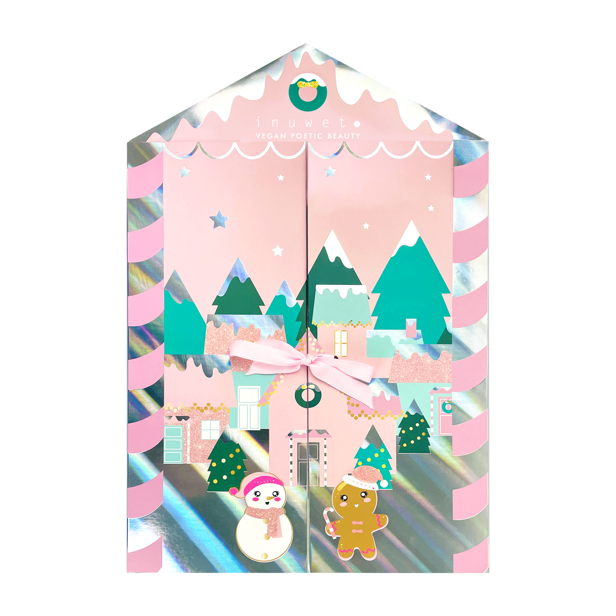 INUWET Calendrier de l'Avent Snowflake Rose