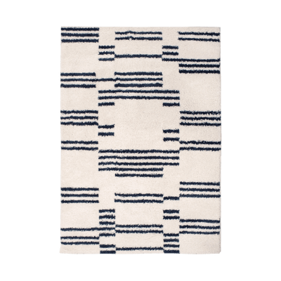 Tapis Janis Ivoire/noir