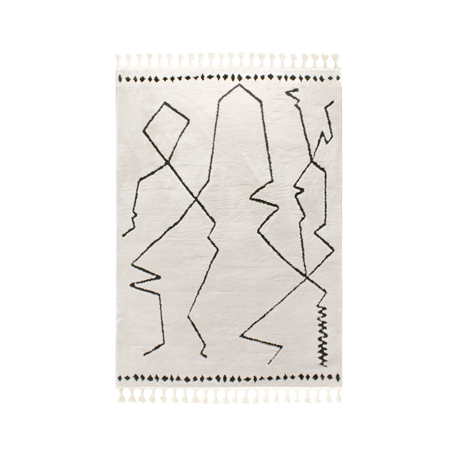 Tapis EKO coloris ivoire 160 x 230 cm