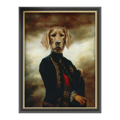 4MURS Image sous verre Le marquis Noir