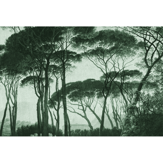 Papier peint panoramique XL BOSQUET 400 x 270 cm vert anglais