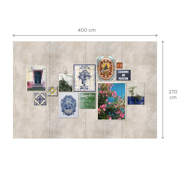 Papier peint panoramique XL BOLAO 400 x 270 cm