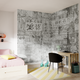 Papier peint panoramique XL Harajuku Gris béton Satiné