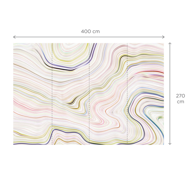 Papier peint panoramique XL KANNY 400 x 270 cm