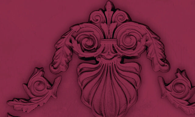 Papier peint panoramique XL AGNES 400 x 270 cm framboise