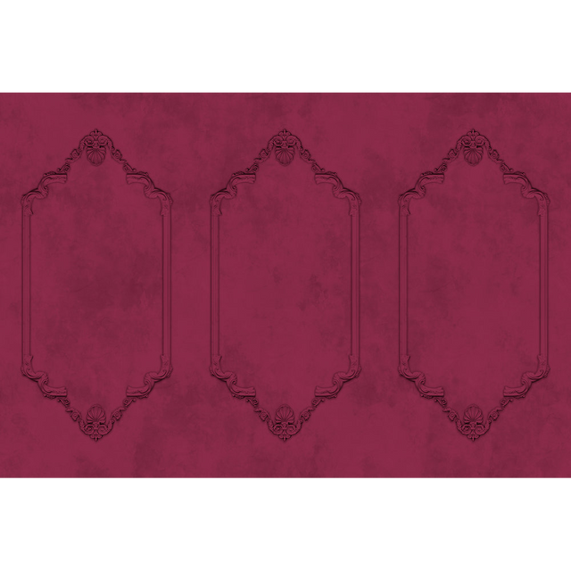 Papier peint panoramique XL AGNES 400 x 270 cm framboise