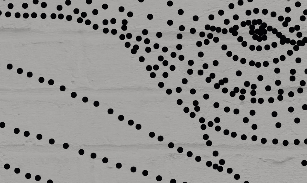 Papier peint panoramique XL Wally Blanc Satiné