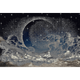 Papier peint panoramique XL Moonlight Bleu nuit Satiné