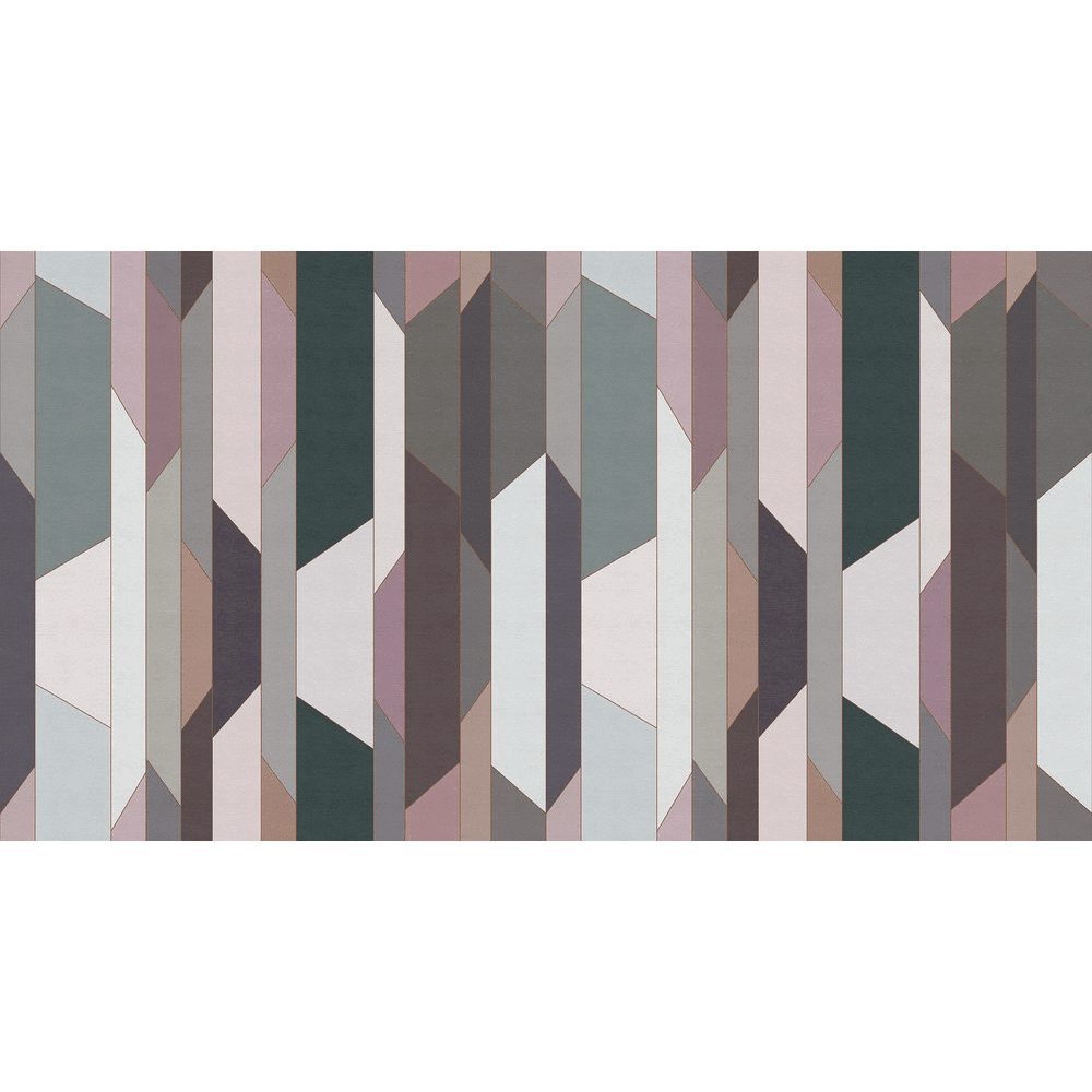 Papier peint panoramique XXL Theotime Rose Satiné