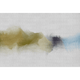 Papier peint panoramique XL Inky Vert anis et bleu aqua Satiné