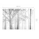 Papier peint panoramique XL Agatie Gris moyen Satiné
