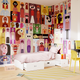 Papier peint panoramique XL Pelmel Multicolore Satiné