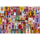 Papier peint panoramique XL Pelmel Multicolore Satiné