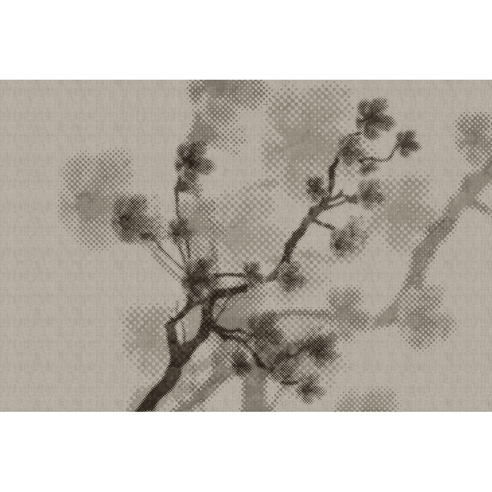 Papier peint panoramique XL Rama Grège Satiné