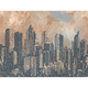 Papier peint panoramique XL Sandstorm Anthracite Satiné