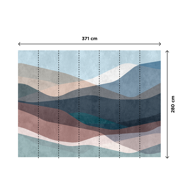 Papier peint panoramique XL ATLASBERG 371 x 280 cm