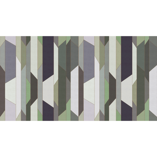 Papier peint panoramique XXL THEOTIME 500 x 270 cm vert