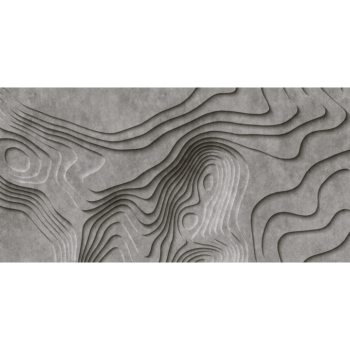 Papier peint panoramique XXL Kannyconcret Gris béton Satiné