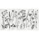 Papier peint panoramique XXL Lumto Anthracite et blanc Satiné