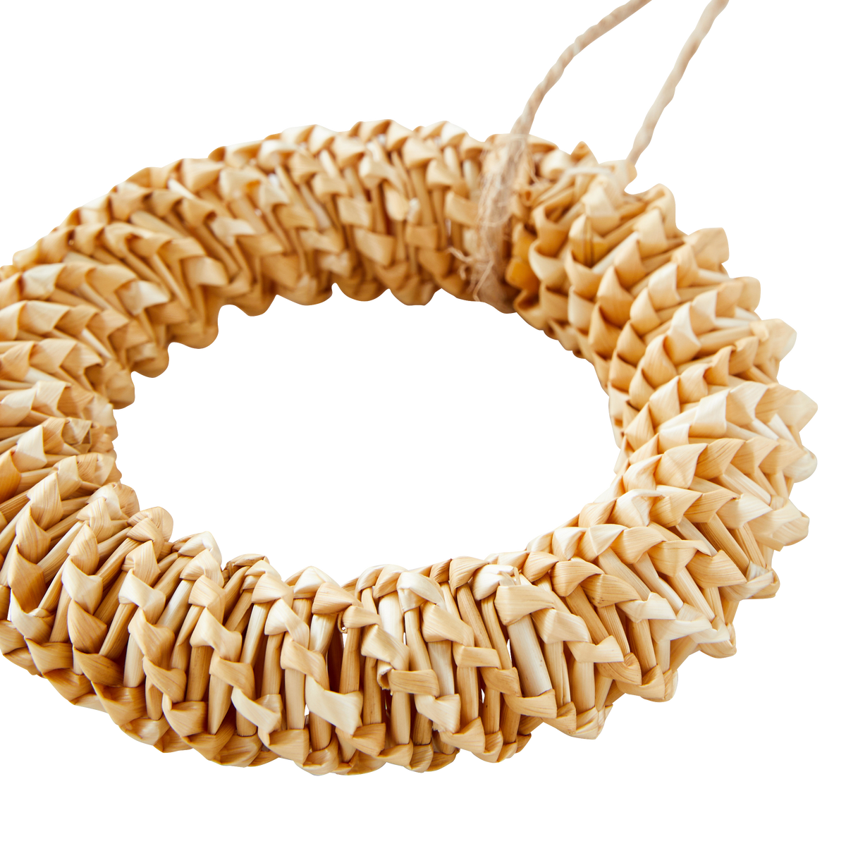 Décoration à suspendre Couronne s Paille