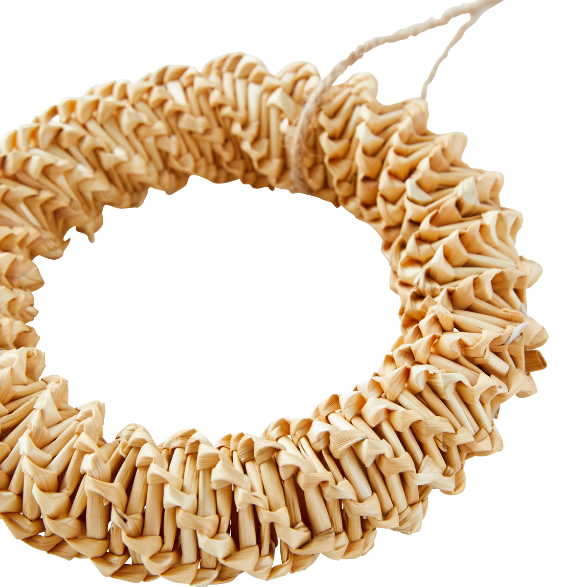 Décoration à suspendre Couronne l Paille